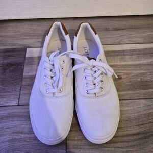 Mens JCREW Casual Canvas Shoes - White Size 9
